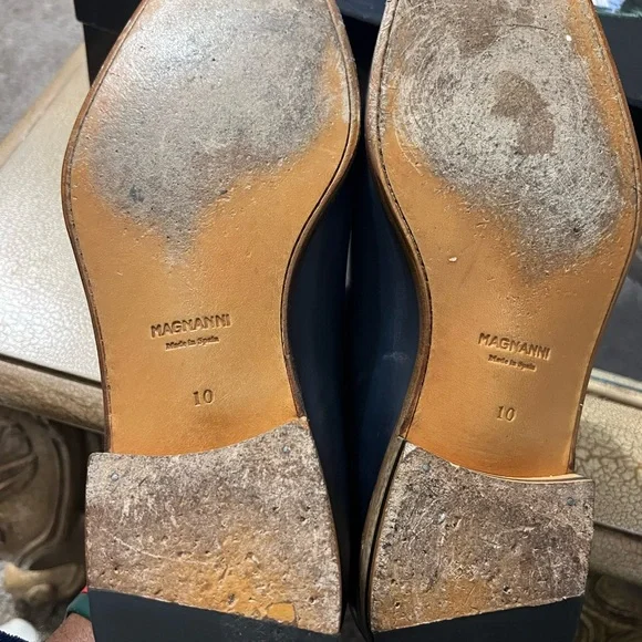 Magnanni “KIVI” Dress Derby Men's  Blue Oxfords 10M MINT! - Picture 12 of 12